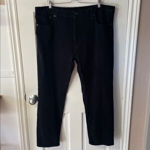 Levi’s 502 black straight leg corduroy pants men’s size 42X32
